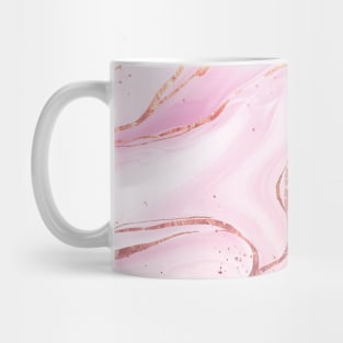 Pink and rose gold background Mug